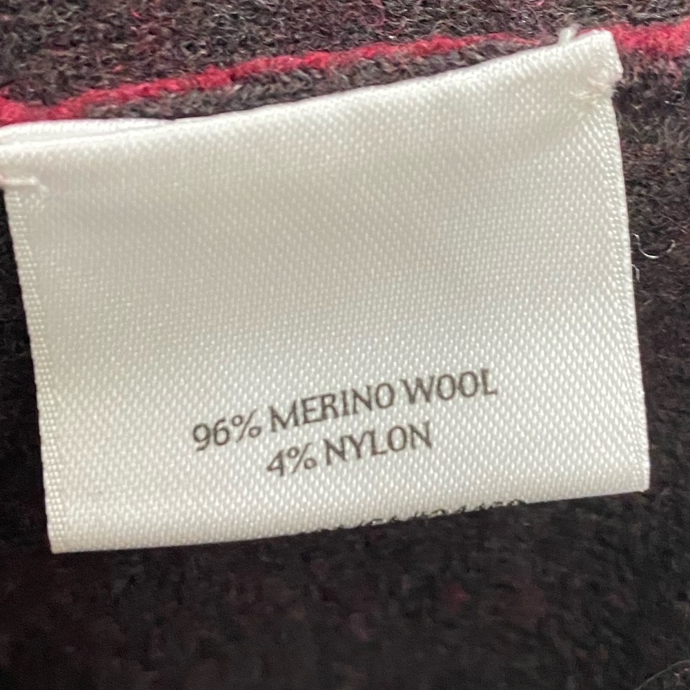 Eileen Fisher Merino Wool Red Jacket Blazer Woman’s XS - Picture 6 of 7